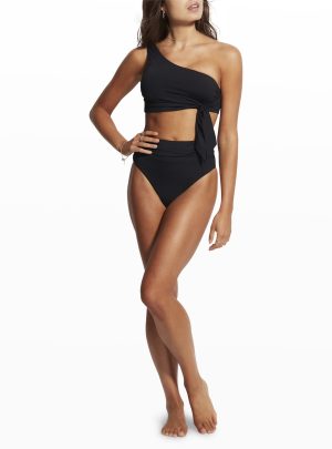 Asymmetric One-Shoulder Bikini Top