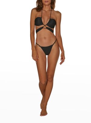 VIX Beaded Cutout Bikini Top