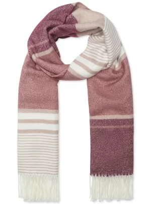 Calvin Klein Striped Blanket Scarf