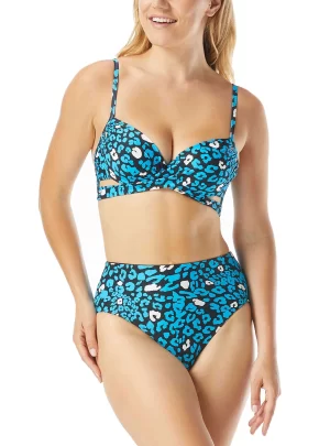 Coco Reef Enrapture Bra-Sized Wrap Bikini Top & Reversible High-Waist Bikini Bottoms