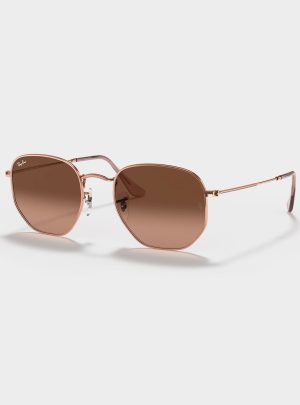 RAY-BAN Hexagonal Flat Lenses Sunglasses