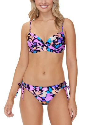 Raisins Juniors’ Underwire Bikini Top & Side-Tie Bottoms