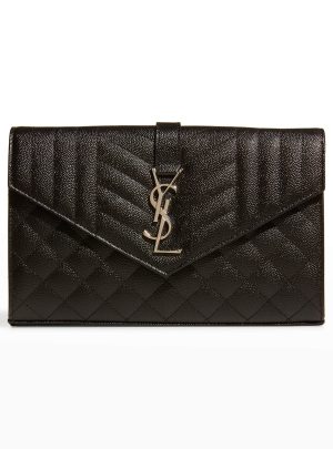 SAINT LAURENT YSL Quilted Wallet on Chain