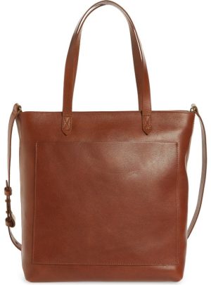 The Zip-Top Medium Transport Leather Tote MADEWELL