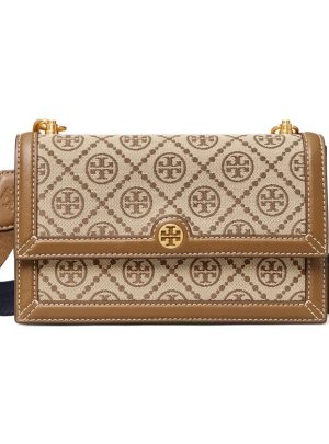 T Monogram Jacquard Mini Shoulder Bag TORY BURCH